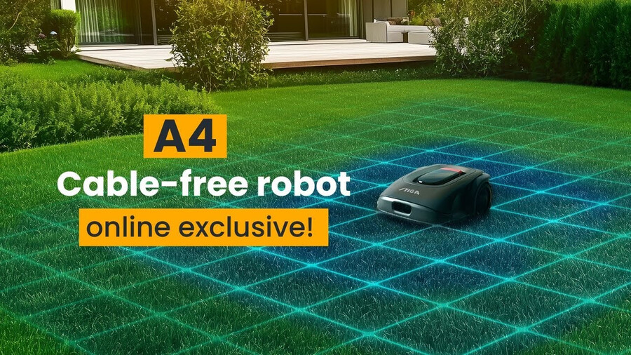automatic robot lawn mower - a 4