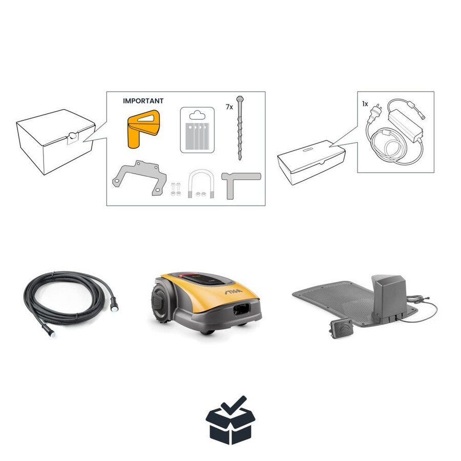 automatic robot lawn mower - a 1500