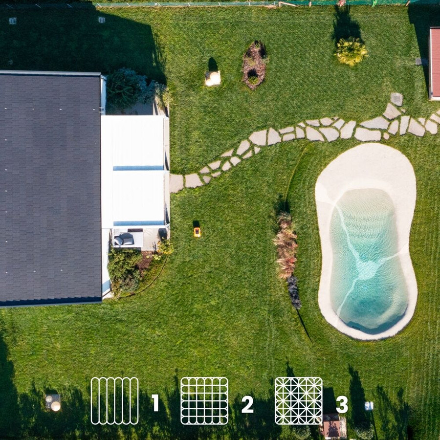 automatic robot lawn mower - a 1500