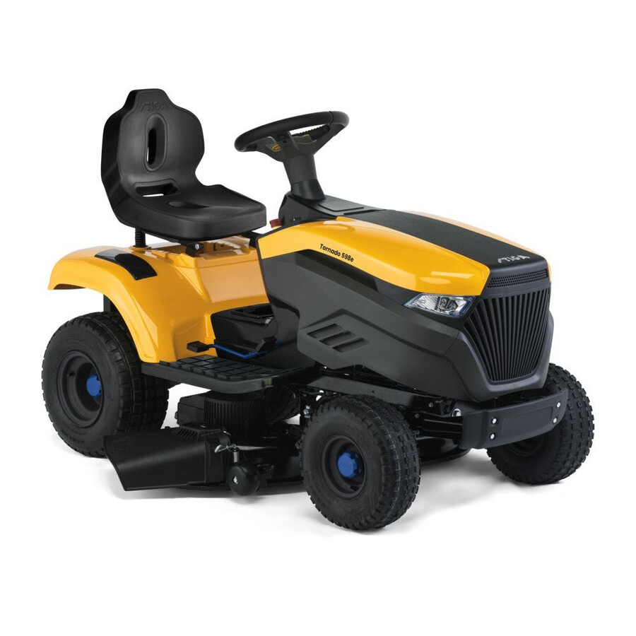 battery garden tractor - tornado 598e