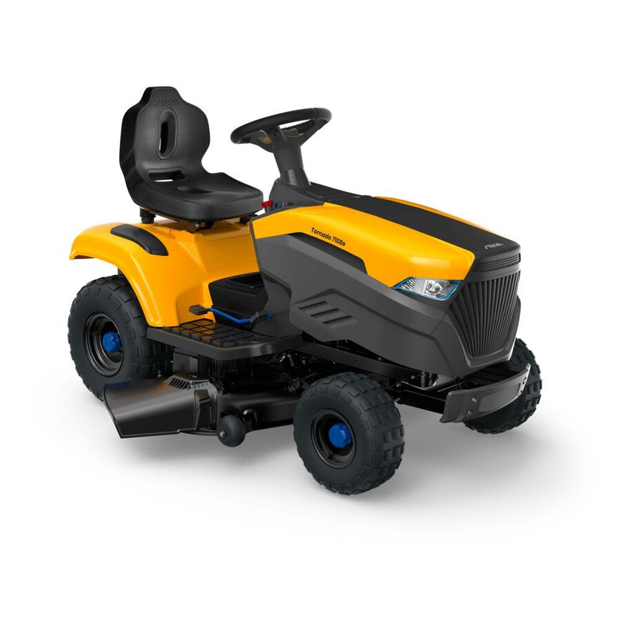 battery garden tractor - tornado 7108e