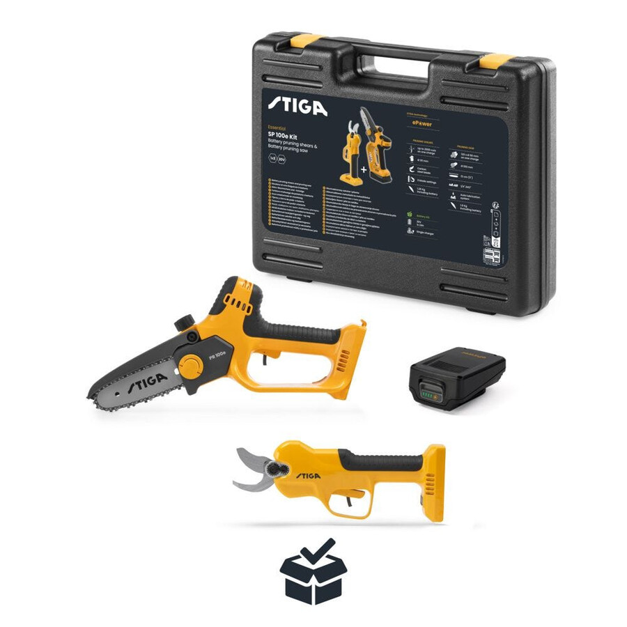 battery pruning shear and saw - sp 100e kit