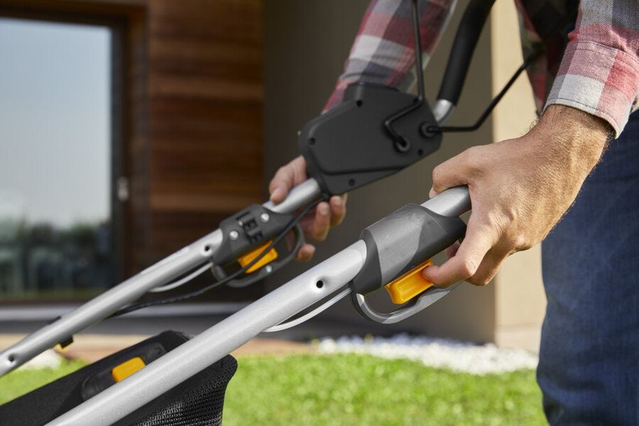 cordless lawn mower - twinclip 950e v kit