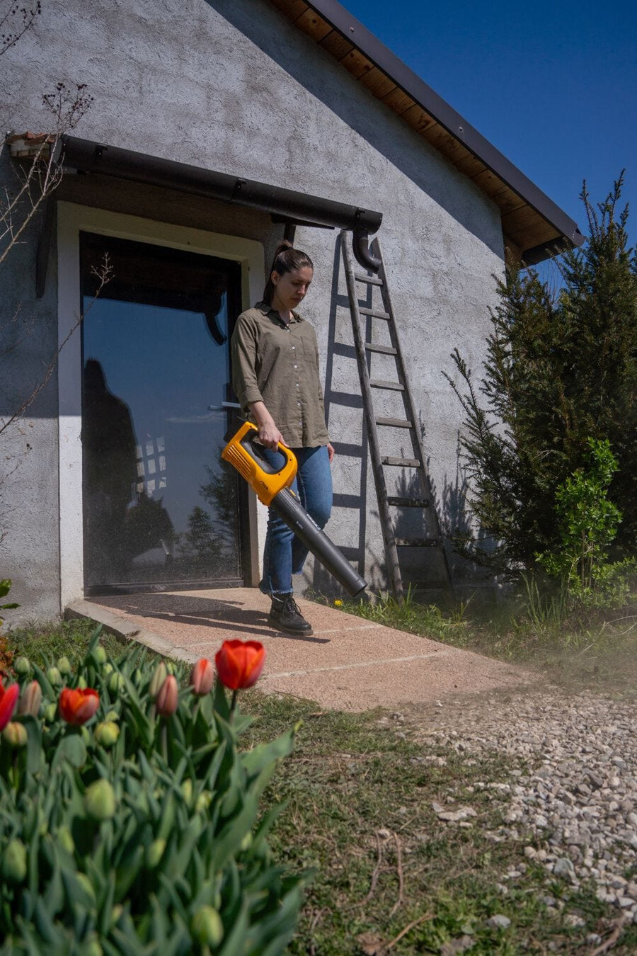 cordless leaf blower - bl 100e kit