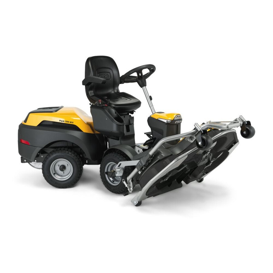 petrol front mower - park 700 wx
