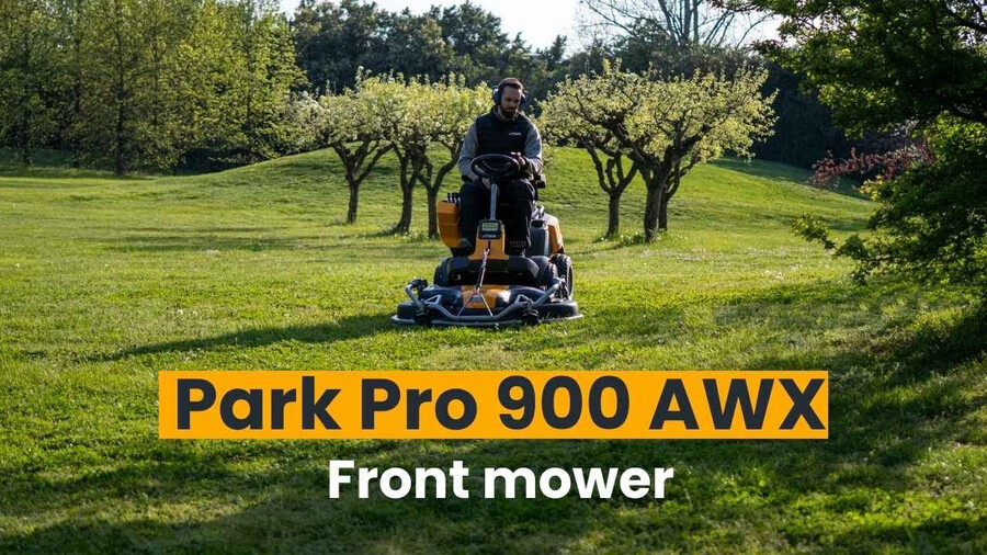 petrol front mower - park pro 900 awx