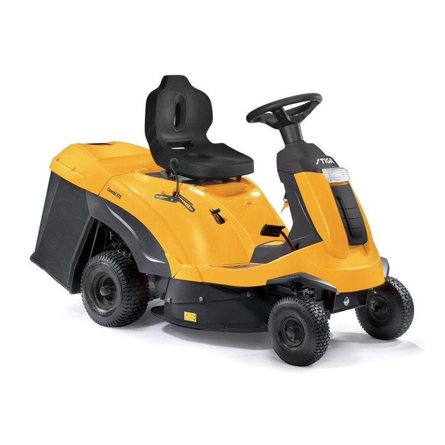petrol garden tractor - combi 372
