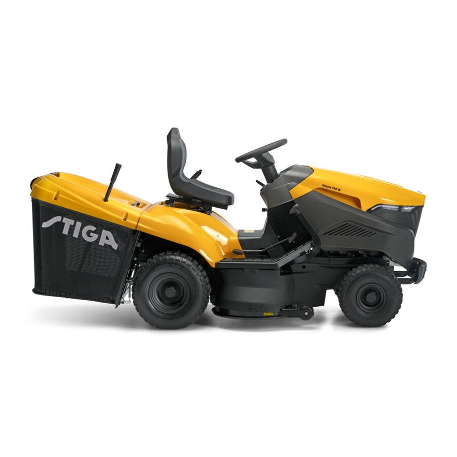 petrol garden tractor - estate 798 w