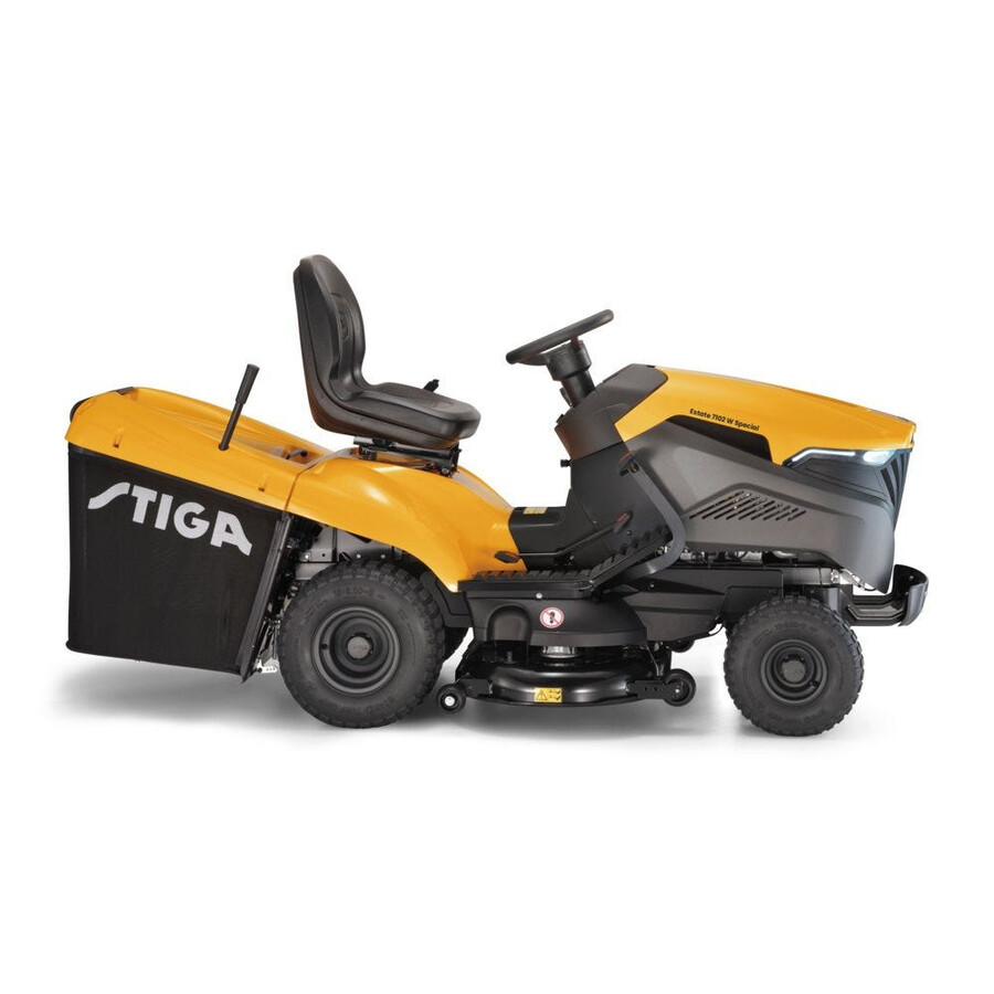 petrol garden tractor - estate 7102 w special