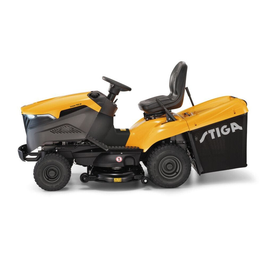 petrol garden tractor - estate 7102 w