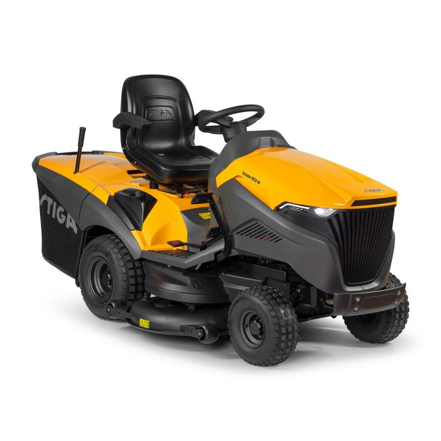 petrol garden tractor - estate 9122 w