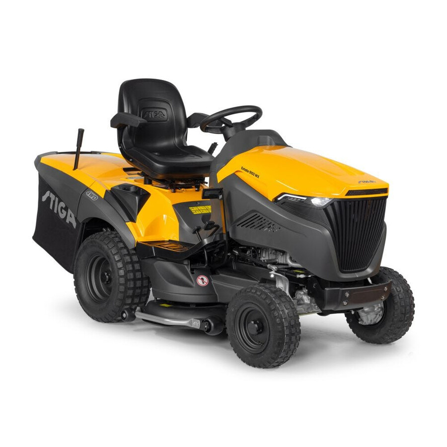 petrol garden tractor - estate 9102 wx