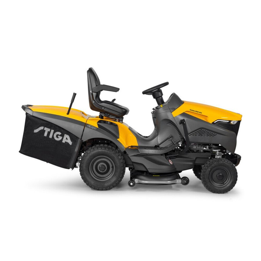 petrol garden tractor - estate 9102 wx