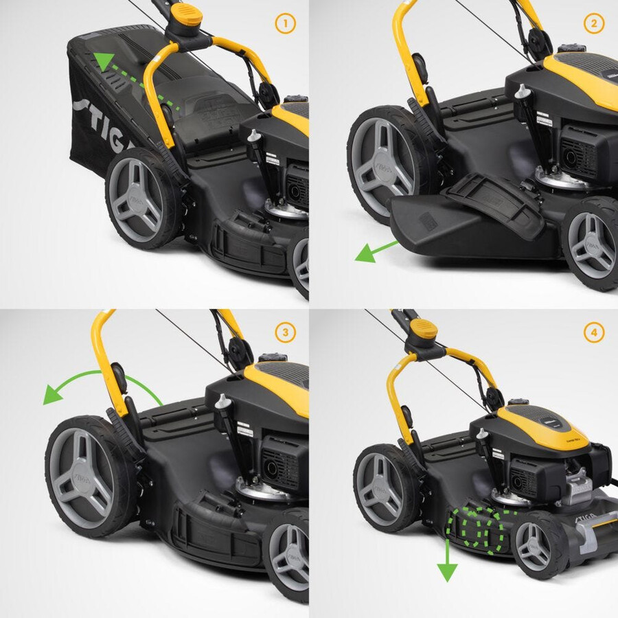 petrol lawn mower - combi 753 v